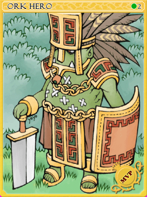 Carta Orc Herói
